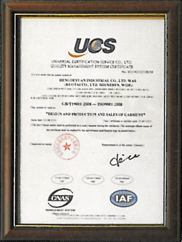 UCS certification